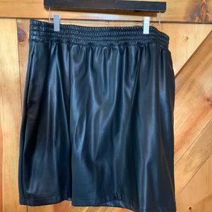 Faux Leather Skirt Universal Standard for J.Crew